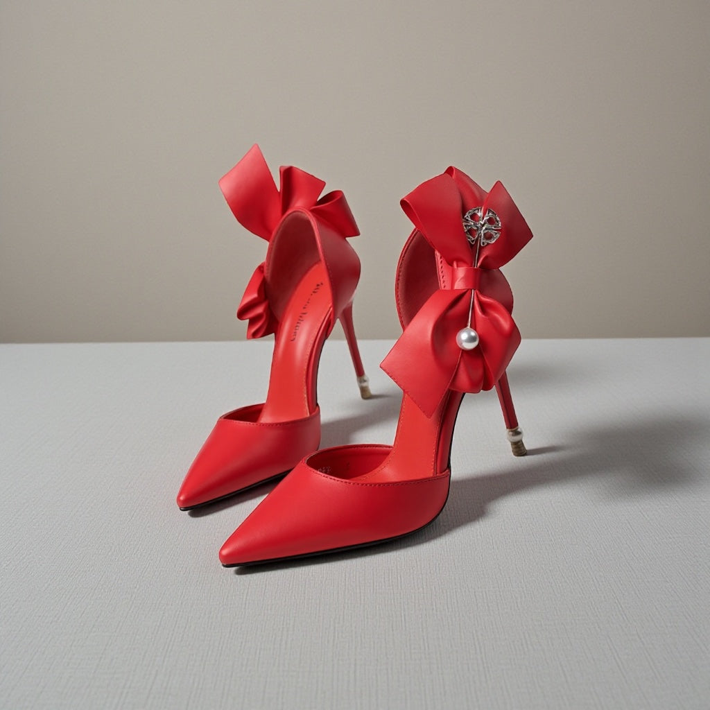 Belle Couture Bow Stiletto