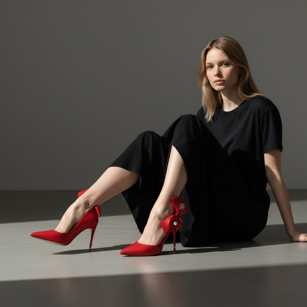 Belle Couture Bow Stiletto