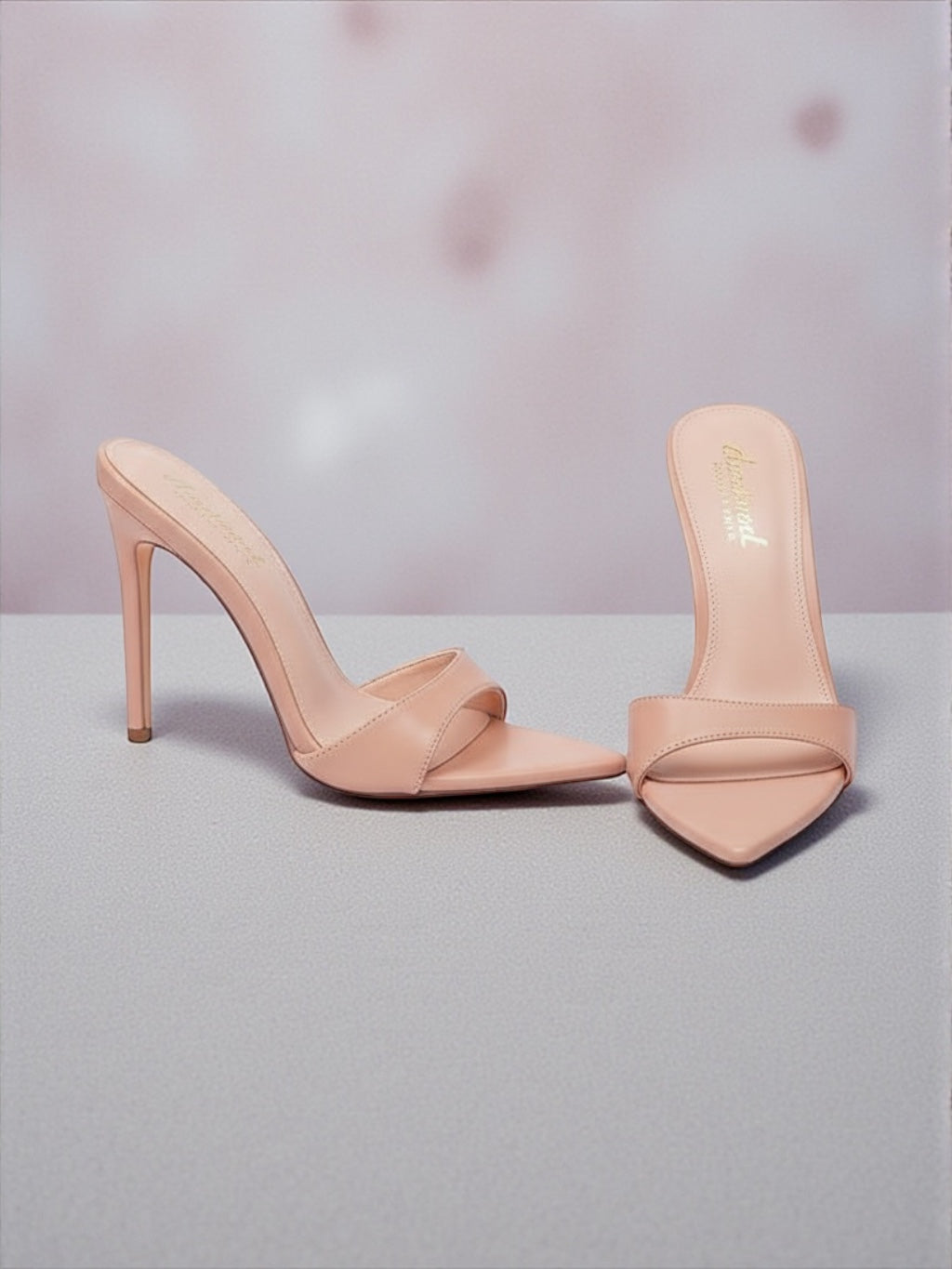 Celeste Bare Velvet Heel