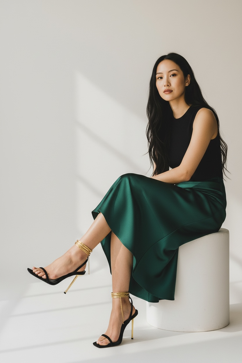 Arielle Luxe Chain Sandal