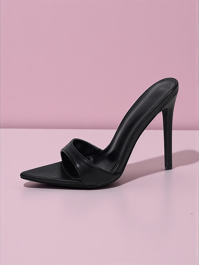 Celeste Bare Velvet Heel