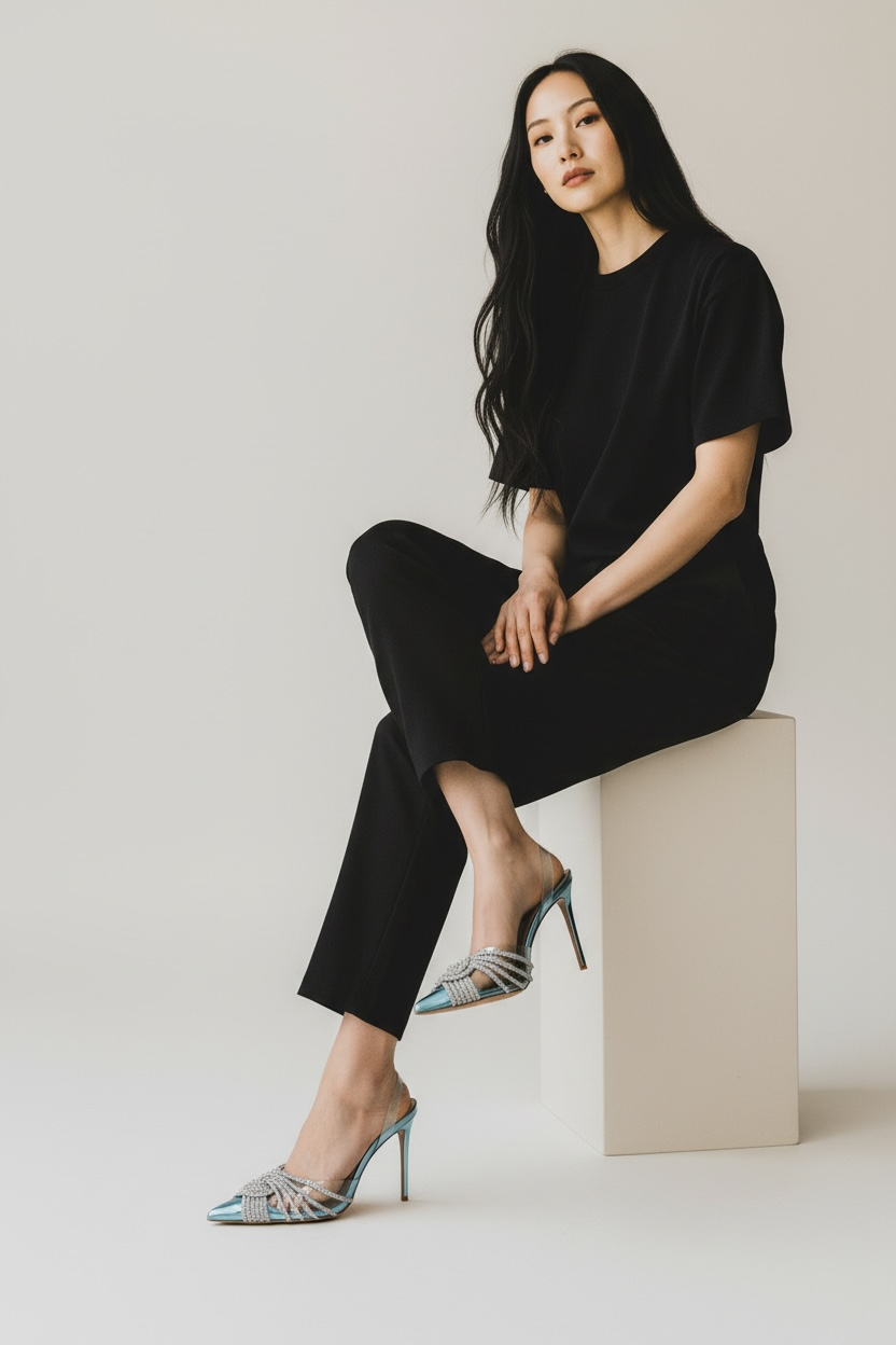 Aurora Crystal Slingback — Limited Edition