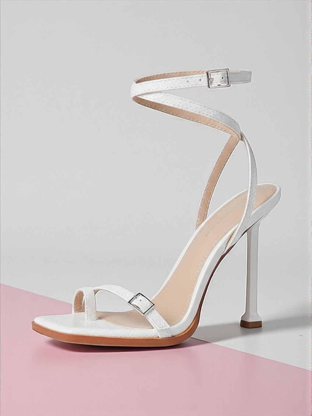 Elysian Ribbon Lace-Up Heels